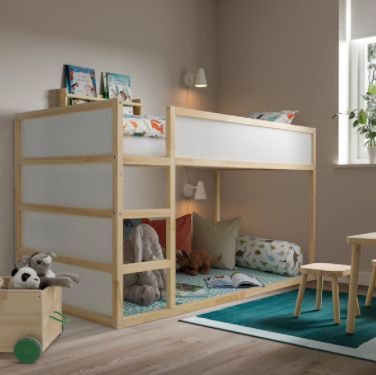 楽天市場】[IKEA/イケア/通販]VITVAL ヴィトヴァル ロフトベッド