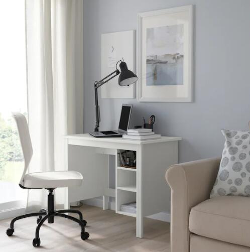 IKEAのアルケルストルプ ARKELSTORP アルケルストルプ デスク, ブラック, 140x70 cm - IKEA