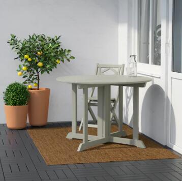 IKEA イケア LYDERSHOLM リーデルスホルム ラグ 平織り、室内/屋外用, ミディアムブラウン133x195 cm 004.954.02|日本オアシス株式会社