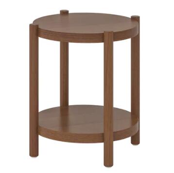 IKEA イケア　LISTERBY リステルビー サイドテーブル, ブラウン 50 cm 204.090.45