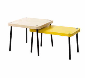 楽天市場】【NEW】IKEAイケアSTOCKHOLM ストックホルムネストテーブル2