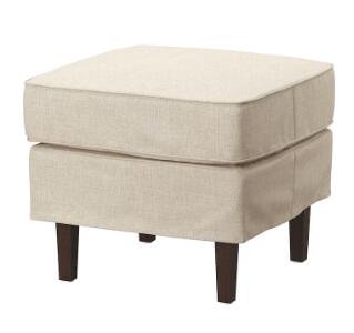 【NEW】IKEA ikeaROCKSJ・・N ロックショーン オットマン, キランダ ともし火ベージュ695.088.74IKEAの調度品