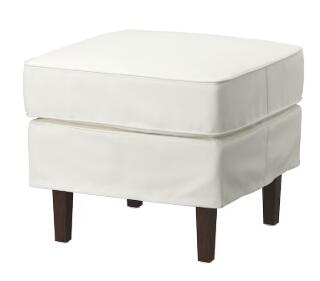 【NEW】IKEA ikeaROCKSJ・・N ロックショーン オットマン, ブレキンゲ 白いこと795.088.64IKEAの調度品