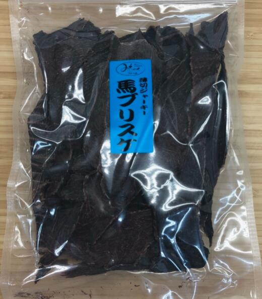 【大容量】みちのくファーム 【薄切ジャーキー】 馬ブリスケ 1kg(500g×2) hujbskkg ペットおやつ フード|日本オアシス株式会社