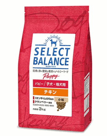 セレクトバランス パピー チキン 小粒 子犬・母犬用 3kg 【ドッグフード】【ペットおやつ】 犬用 ペット用品 犬猫用品 おやつ フード 犬用フード