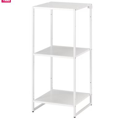 IKEA イケア JOSTEIN ヨースタイン シェルフユニット, 室内/屋外用/メタル ホワイト, 41x40x90 cm 194.369.26