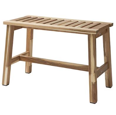 IKEA イケア STOREDAMM ストーレダム ベンチ, アカシア材, 63x31 cm 005.761.63 IKEA 北欧 ikea 雑貨 家具 かご バスケット 収納 小物収納 ランドリー