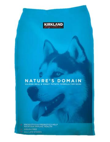 コストコ商いもの COSTCO●カークランドシグネチャー 成犬・犬ころ用 15kg●Kirkland Signature Natures Domain Adult \u0026 Puppy dog 15kg Salmon, Potato 470974 ドッグフード・サプリメント-犬用品-ドッグフード