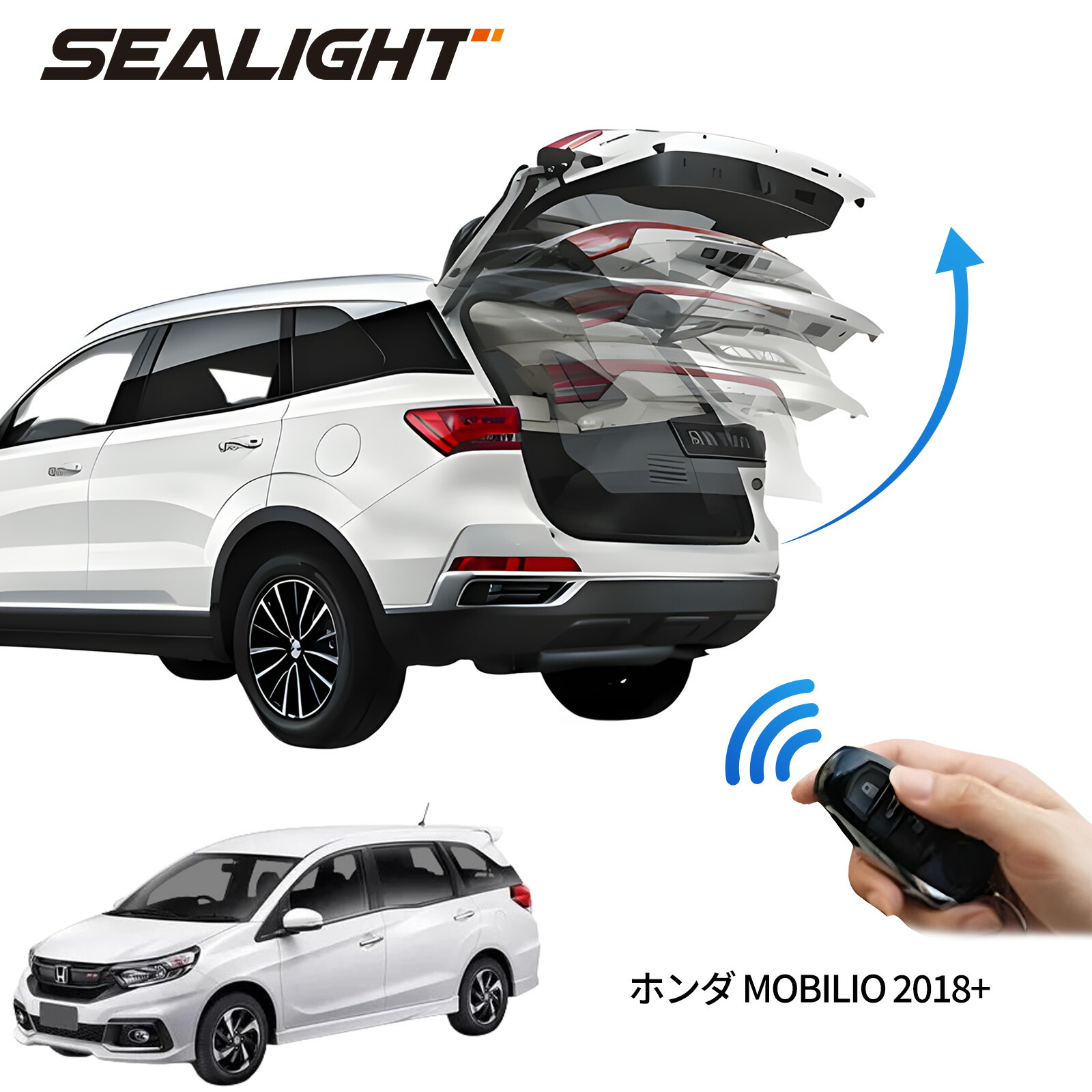 電動パワーバックドア キット ホンダ MOBILIO 2018+ 後付け パワーゲート ダンパー トランク 自動開閉 リモコン操作 オート パワー パワーリアゲート オートテールゲート フットセンサー