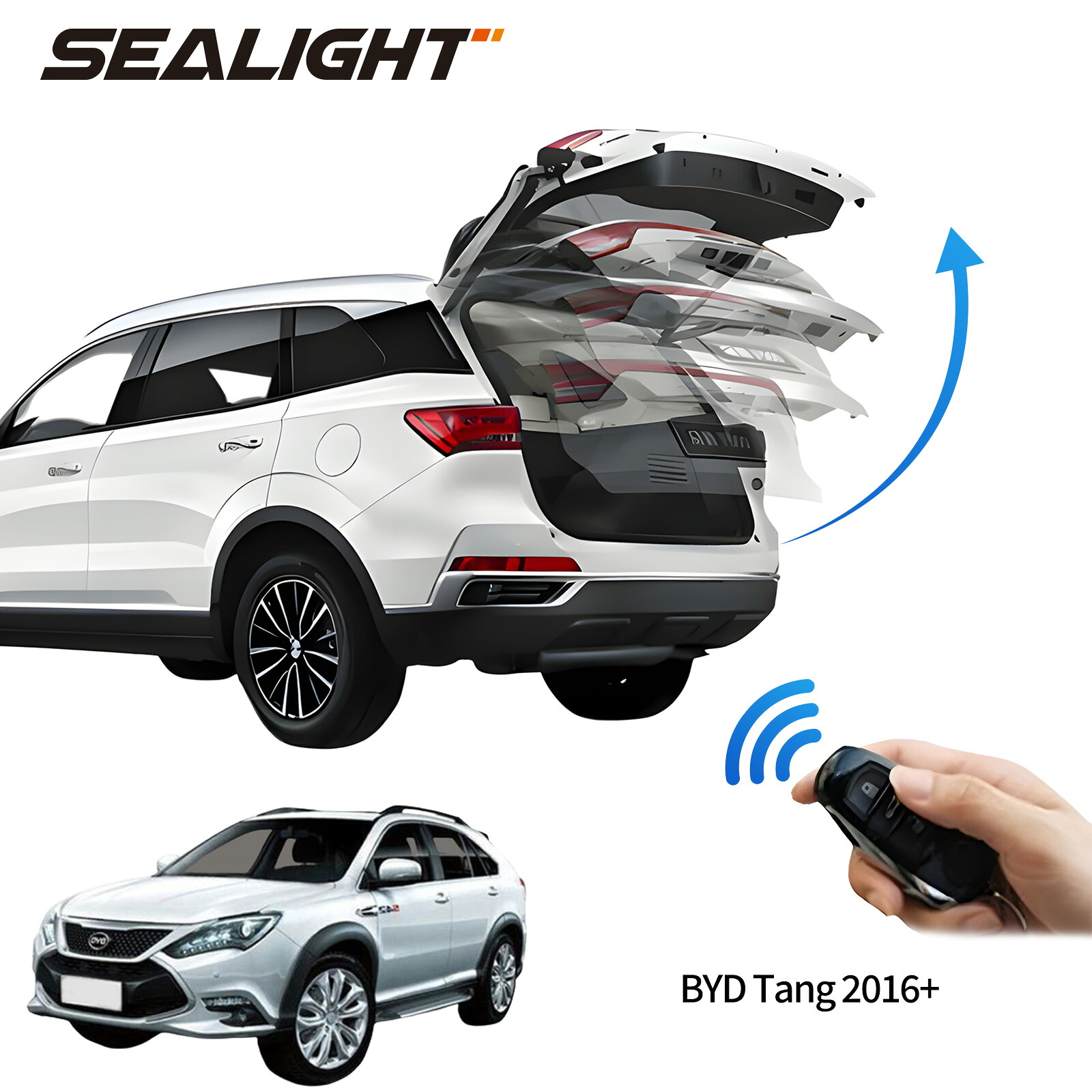 電動パワーバックドア キット BYD Tang 2016+ 後付け パワーゲート ダンパー トランク 自動開閉 リモコン操作 オート パワー パワーリアゲート オートテールゲート フットセンサー