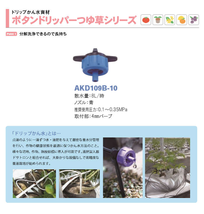 楽天市場 ボタンドリッパーつゆ草シリーズ 50個 Akd109b 10x5 サンホープ 8l H オアシスプラス