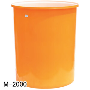 M型容器 M-2000 スイコー オレンジ/白 2000L【法人のみ】【営業所留め可】