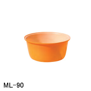 ML型入れもの ML-90 スイコー オレンジ色/白 90L【法人のみ】【取り引き所打ちきり可】