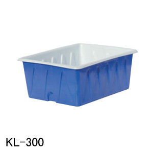 KL型入れもの KL-300 スイコー 青/白 300L フタ絶無 ドレン絶無【法人のみ】【取り引き所打ちきり可】