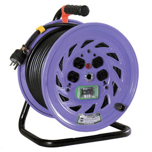 単相200V一般型電工ドラム(アース漏電しゃ断器付) NF-EB230-15A 日動工業