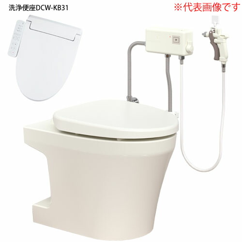 楽天市場】タンクレス洋風簡易水洗便器 電磁バルブタイプ F8 F8-DG07