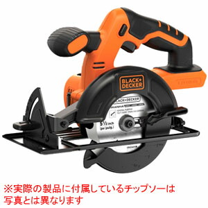 18V コードレス丸ノコ(本体のみ) BDCCS18B-JP ブラックアンドデッカー（BLACK&DECKER） 【充電器・充電池別売】｜オアシスプラス