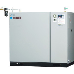 オイルフリーブースターコンプレッサ 3.7KW 60サイクル CFBS37BF-14M6 アネスト岩田 【人間宅送りとどける不可】