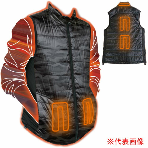 大進 防寒あったかブルゾン Wヒーター WBW-21 LL DAISHN WBW-L21 防寒あったかブルゾンWヒーター DAISHIN(大進) ブラック