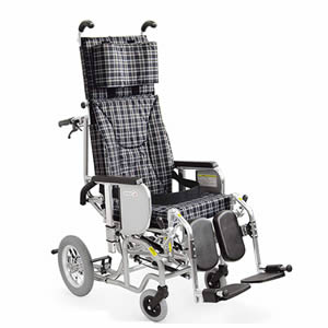 AYKシリーズ ティルト&フルリクライニング車いす AYK-40EL カワムラサイクル｜オアシスプラス 91,190円