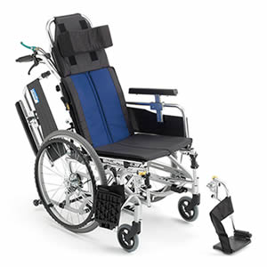 BALつづき物 BAL-11 ティルト\u0026リクライニング 自走手つだう兼用車いす ミキ 医薬品・コンタクト・介護-介護用品