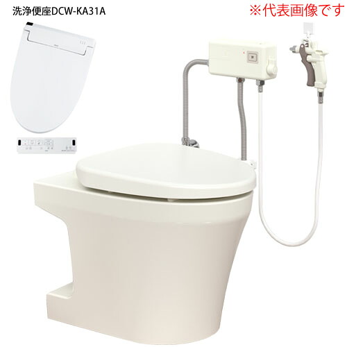貯蔵タンク受け答え洋風分かりやすい水洗いする室内用便器 電磁弁膜手合い FA8 FA8-DGKA31A-ST ダイワ化成 温水洗い濯ぎ便座 洗い濯ぎ鉄砲付 淡彩象牙色 木材・建築資材・設備-トイレ用設備