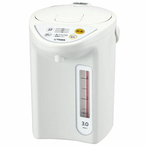 マイコン電動ポット 3L ホワイト PDR-G301 W タイガー魔法瓶 省スチーム設計