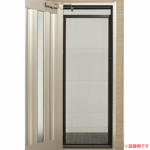 部屋の入り口用割り増し金手風琴網戸 幅62～92糎 高さ177～220糎 ドアーモ DRM-177 セイキ売りわたす 判定基準手合い【人間宅送りとどける不可】 木材・建築資材・設備-花・ガーデン・DIY
