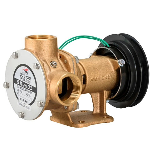 ラバーインペラポンプ 口径40mm クラッチ付き MFC-4024S 工進(KOSHIN) ラバレックスポンプ 海水用 清水用 船舶用｜オアシスプラス