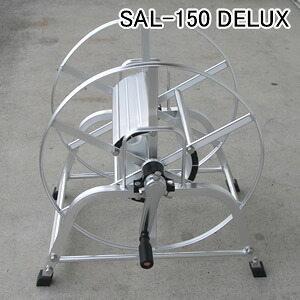 軽銀巻取機 SAL-150 DELUX 永田製造所 G1/4より戻し付 折畳手持ち部分 φ8.5x150m用
