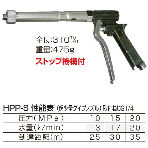 ピストル型発泡ノズル HPP-S 永田製作所 G1/4｜オアシスプラス