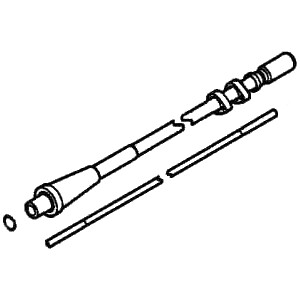 フレキシャフトアッセンA(フレキシブルシャフト軸+ライナー) 背負式刈払機 XRP260-TL231/XRP260-TL261/XRP260B-TL231/XRP260B-TL261用 カーツ(KAAZ)｜オアシスプラス