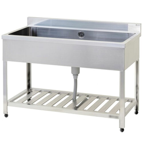 流し台 一槽シンク 完成品 HP1-1200 東製作所(azuma) 間口1200 奥行600 バックガード有り【個人宅配送不可】|オアシスプラス