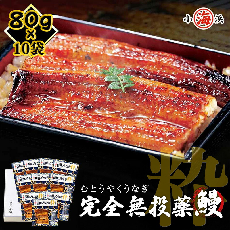 【完全無投薬】鹿児島県産 うなぎ蒲焼き粋 約80g×10パック 鰻師 無投薬 ウナギ 蒲焼き 鰻 うなぎ オーガニック 誕生日 贈り物 国産 グルメ プレゼント お中元 中元 土用 丑の日 誕生日プレゼント 食べ物 海鮮 ギフト 小浜海産物|小浜海産物 店