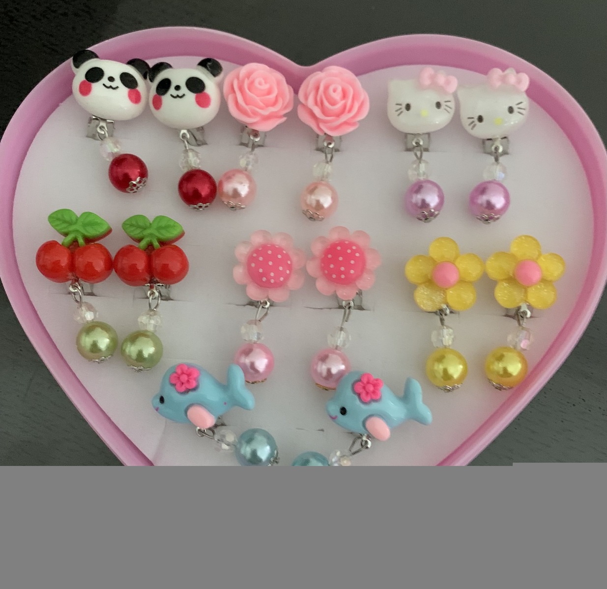 送料無料 キッズ イヤリング 子供 イアリング キッズイアリング 子供イアリング セット クリップ式 かわいい 女の子 耳クリップ 収納ボックス付き 7組 誕生日ギフト 発表会 パーティー アクセサリー装飾 保証書付 ドレス 1週間 お祭り 縁日 おしゃれ ロールプレイ