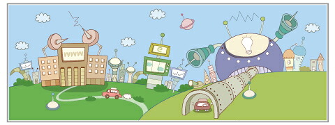 工事現場のイメージアップに最適！ 工事看板に貼るだけ！ イメージアップステッカー ラインアートイラストタイプ PDS-504