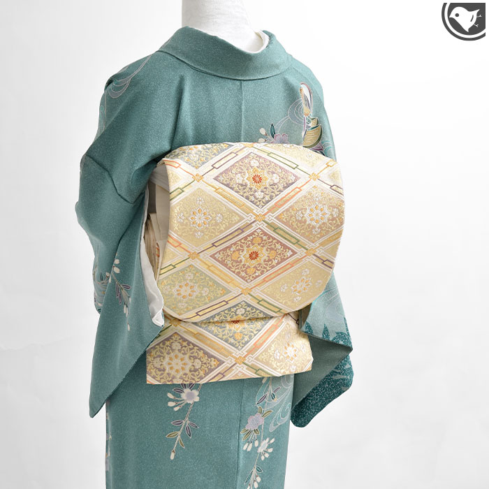 極美品★河村織物★皇室御用達 袋帯 楽天市場】【オーダー商品】袋帯 皇室献上帯 河村織物 謹製 彩豊