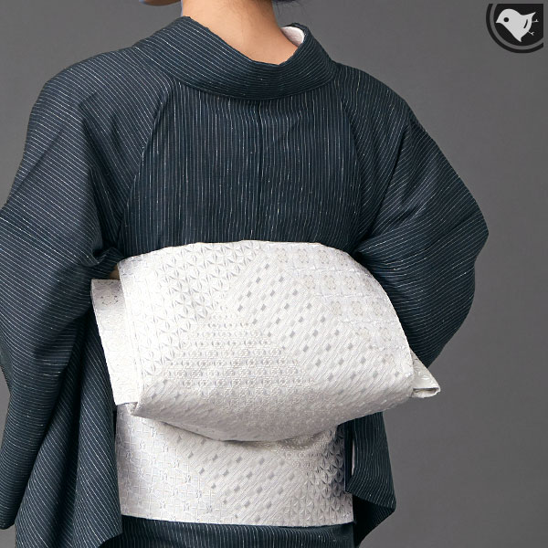 楽天市場】西陣織機屋 謹製 ぜんまい紬 無地 九寸 名古屋帯 正絹