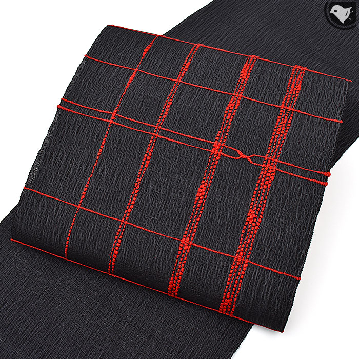 楽天市場】西陣織 名門 舟瀬織物 謹製 ダルメシアン 九寸 名古屋帯