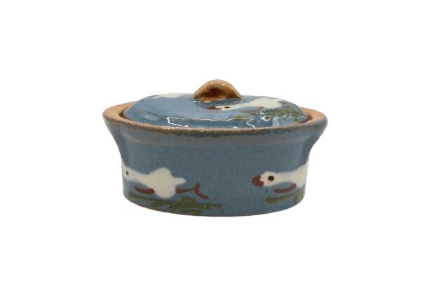 楽天市場】アルザス陶器（スフレンハイム） テリーヌ 10cm チョコ 花柄