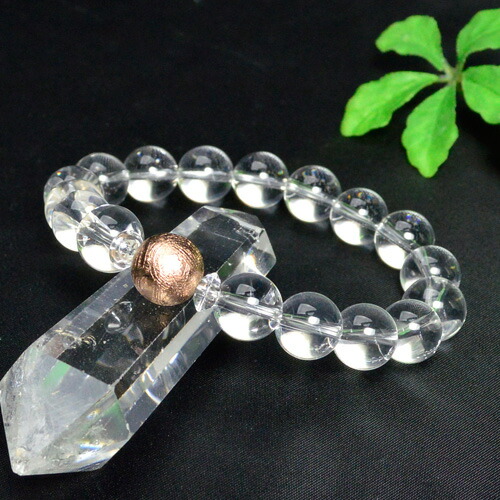 天然石 隕石 ギベオン＜ピンクゴールド＞ 水晶 10mm玉 ブレス レディース メンズ 勝負 恋愛 パワーストーン 【メール便不可】 ギフト プレゼント 贈り物 男性 女性 男 女 誕生日 ラッピング 包装