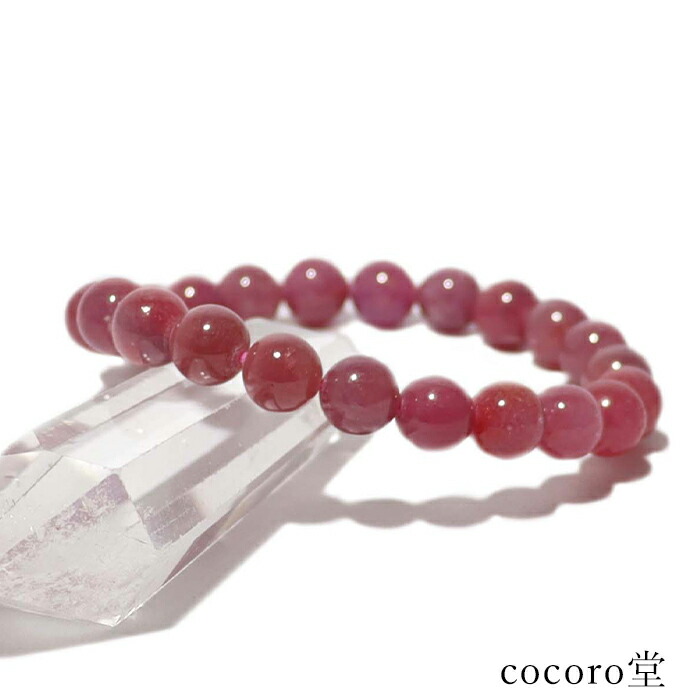 楽天市場】【一点物】【6mm玉】ルビー ブレスレット｜紅宝石 Ruby