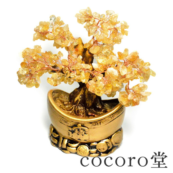 超綺麗天然シトリンクォーツ元宝招財樹140U8-84U103c ランキング1位6冠達成黄金木 招財樹 金のなる木 黄水晶