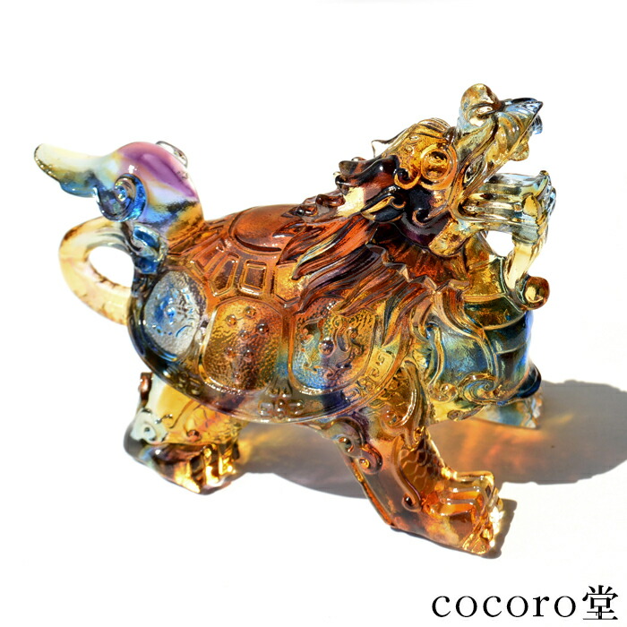 楽天市場】【一点物】【高品質】【風水アイテム】ルチルクォーツ 龍亀