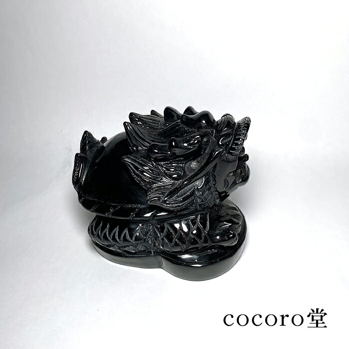 天然石 パワーストーン 【一点もの】 オブシディアン 豼貅 ひきゅう 風水 神獣 置き物 サイズ：約97×78×高さ87mm 重さ：約743g レディース メンズ 勝負 恋愛 【メール便不可】