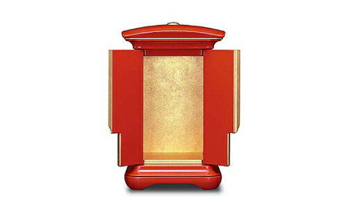 国産仏壇 厨子型 安憬(あんけい) M 洗朱 本体のみ【 上置仏壇 国産仏壇 厨子仏壇 家具調ミニ仏壇 家具調小型仏壇 仏壇 モダン マンション 工房厨子 ミニ コンパクト 国産 日本製 高級 】|inoriクラフト 仏壇 仏具 お線香