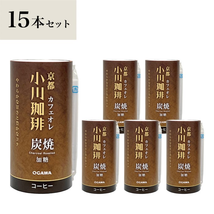 楽天市場】京都 小川珈琲 炭焼珈琲ブラック無糖 195g 15本入 : 小川珈琲オンラインショップ