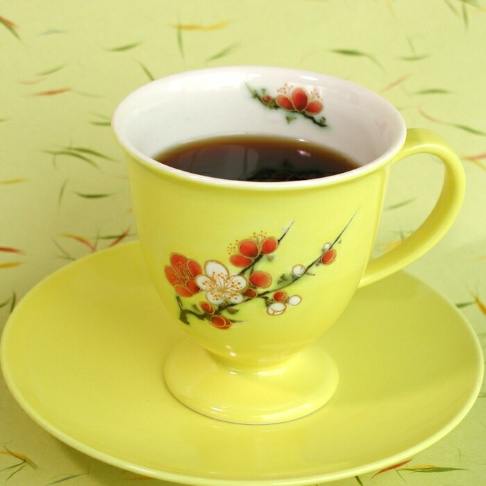 京焼　清水焼　陶葊　陶あん　椿と梅　カップ＆ソーサー　ペア 楽天市場】京焼・清水焼カップ＆ソーサー 限定品 （椿） : 小川