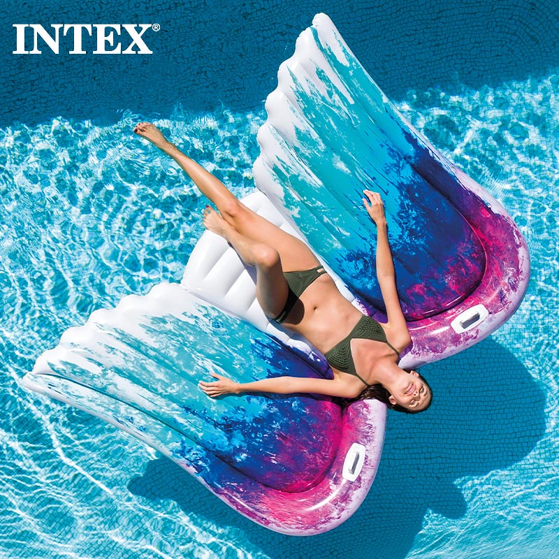 Intex はたご屋テックス キッズ アダルト遣道浮き輪 エンゼルウィング座蒲団 21 Summer インスタ映え フェザー ビーチ フロート プール 浮き袋 海水浴 息男 ちびっ子用 こども用 愚息用 女の童用 Cjprimarycares Com