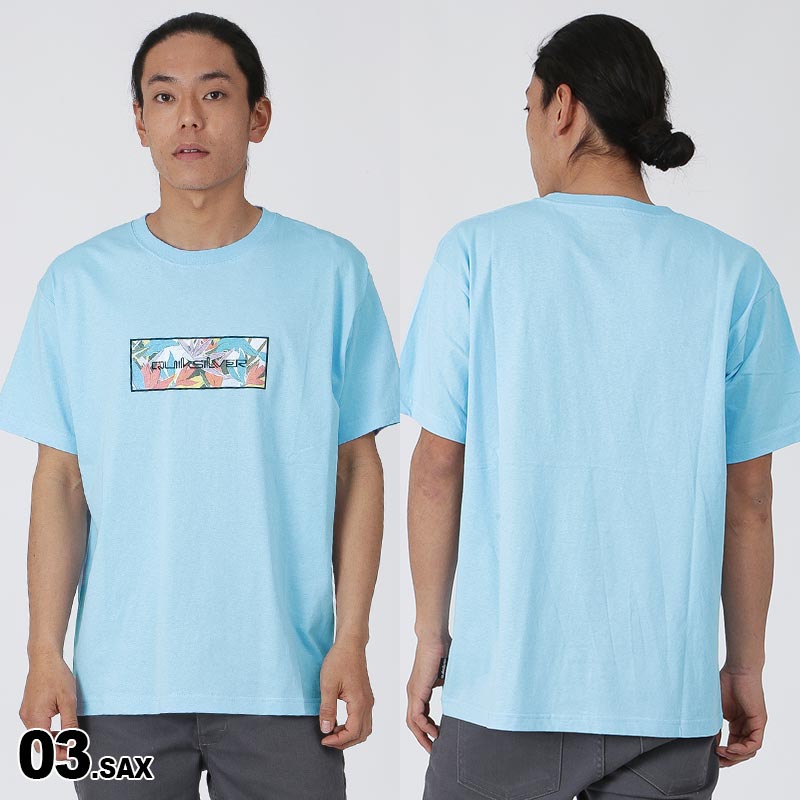 楽天市場 Quiksilver クイックシルバー メンズ 半袖 Tシャツ Qst 黒色 ロゴ ホワイト ティーシャツ 水色 ブラック 白色 男性用 Oc Sports Annex